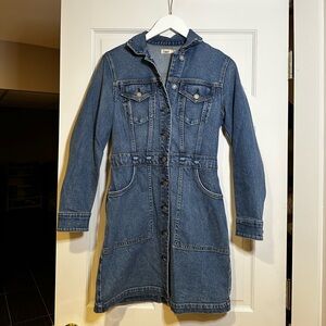 Faherty Michelle Denim Jacket or Dress Size 4